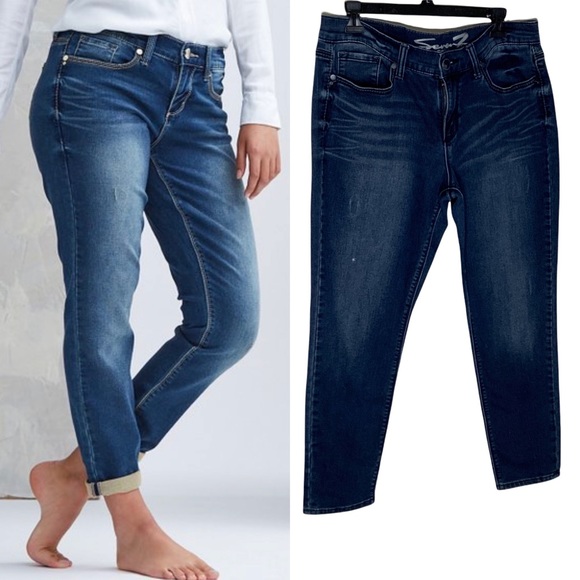Seven7 Denim - SEVEN7 GIRLFRIEND blue jean pants. Size 12